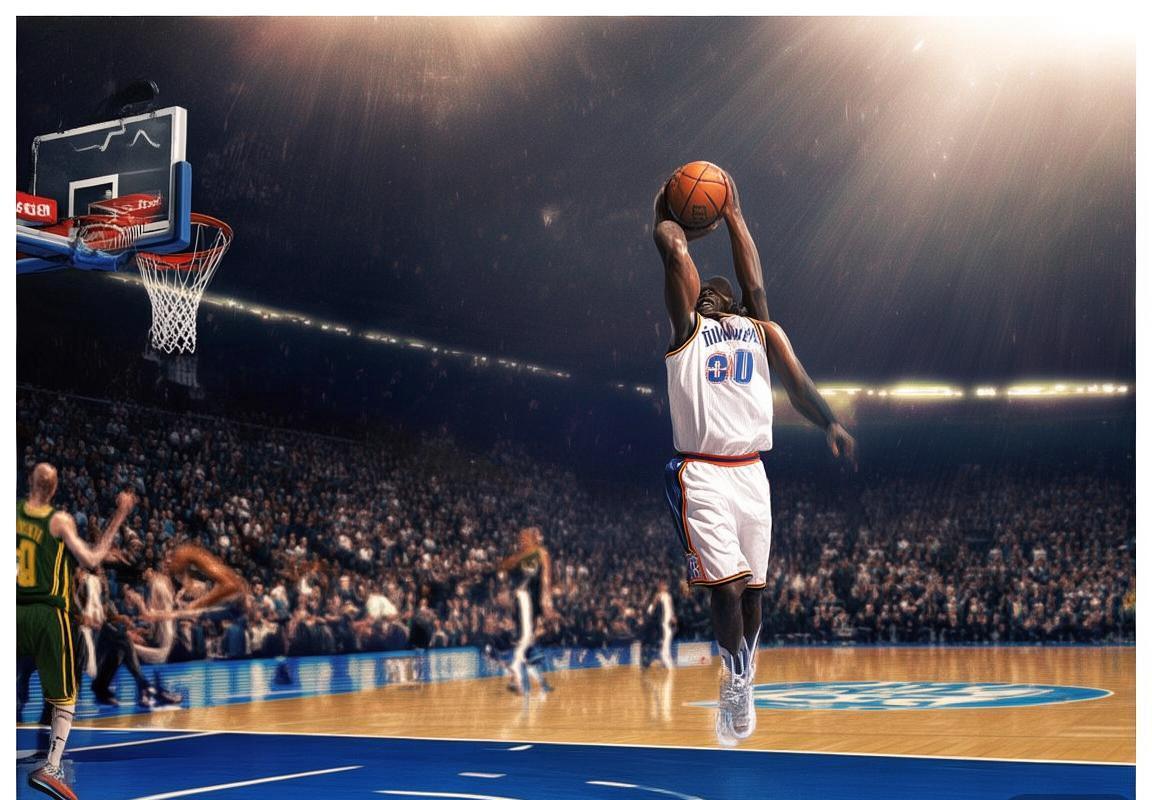 NBA焦点对决：雷霆逆袭爵士，激战下的胜利瞬间(图1)